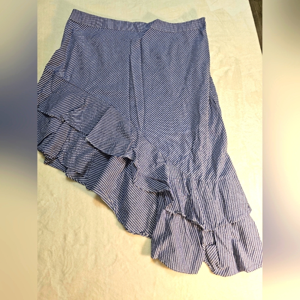 A New Day striped salsa skirt 18